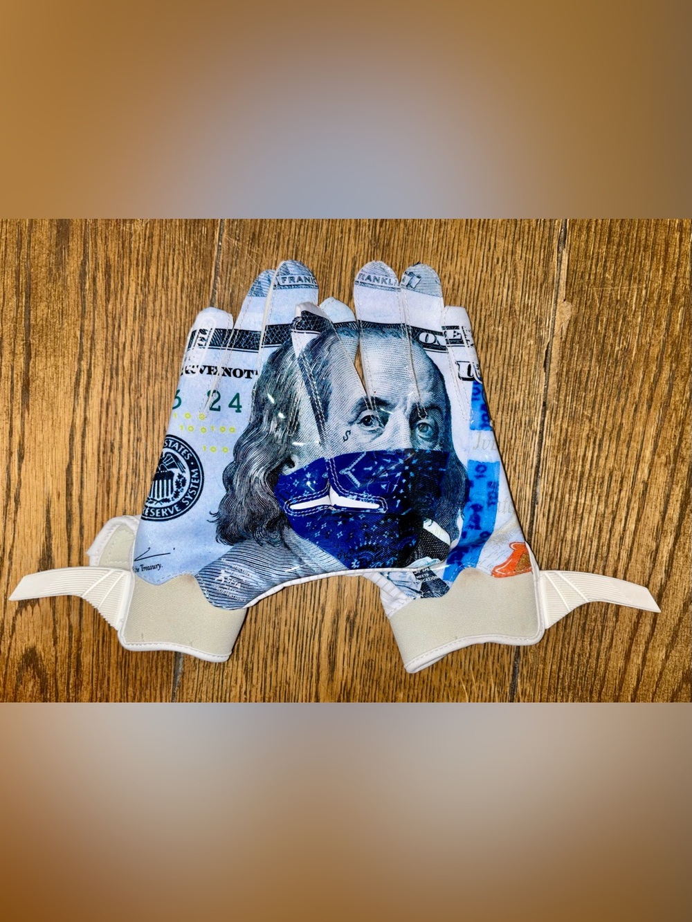 Battle - Money Print - Football Gloves
